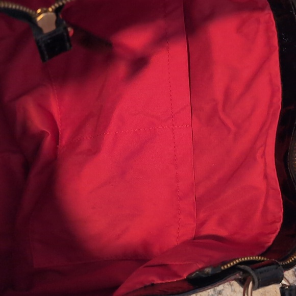 Cow Print Large Bag like new Cavalcanti Genuine Leather italy - Picture 4 of 11